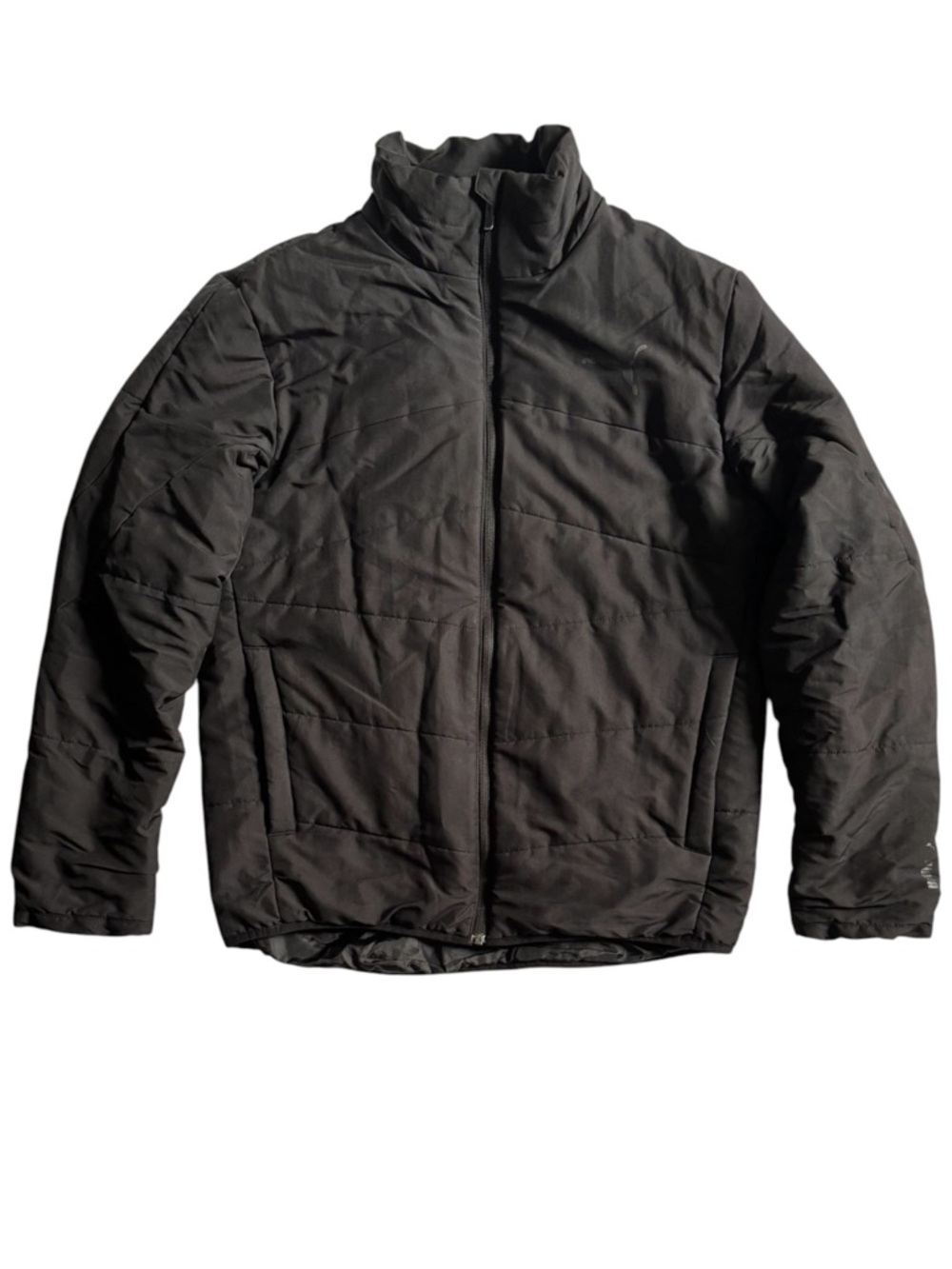 Puma Men's Black Quilted Puffer Jacket